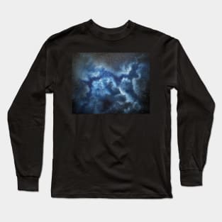 Blue Galaxy Long Sleeve T-Shirt